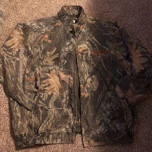 Camouflage zip up jacket